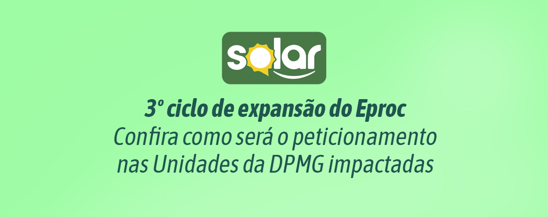 SOLAR – 3º ciclo Eproc