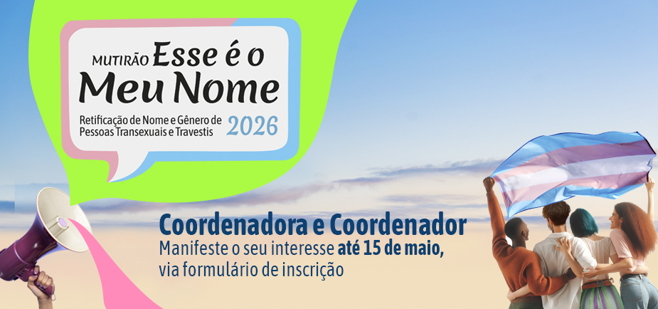 Coordenação de Projetos abre consulta para unidades interessadas em participar do Mutirão “Esse é Meu Nome” de 2026
