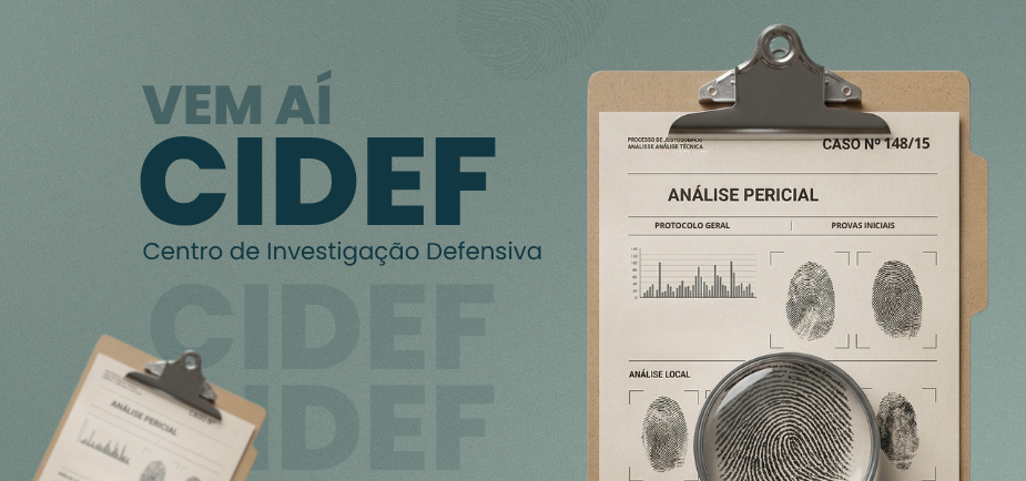 DPMG institui Centro de Investigação Defensiva (CIDEF) para fortalecer a defesa técnico-pericial 